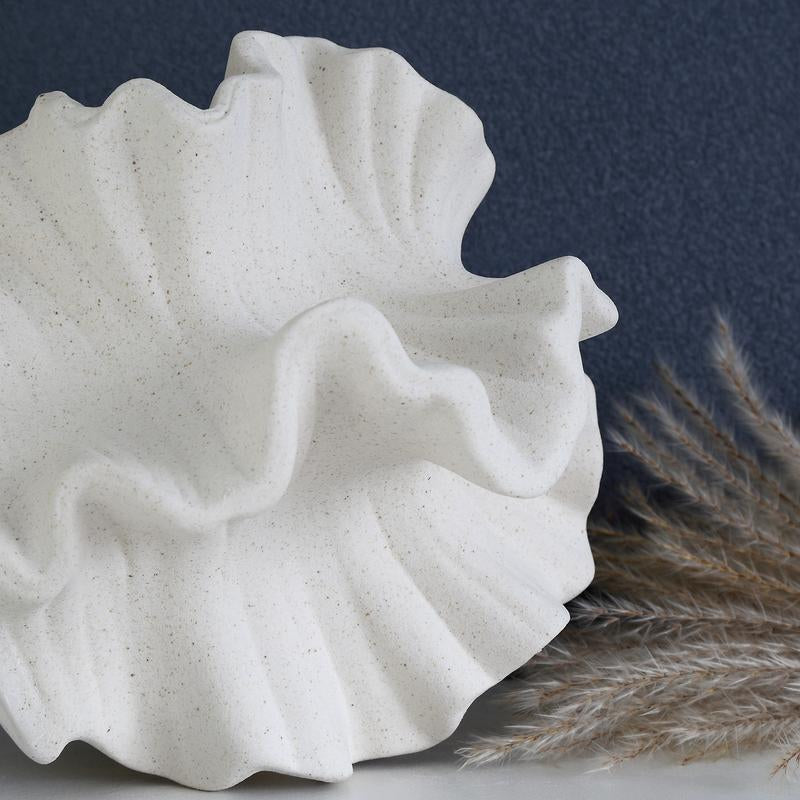 Comfycici Ceramic Vases, Black, White Simple Modern Coral Vases, Unique Vases for Living Room, Home Decoration Gift Nature Ornaments Decorative Vase