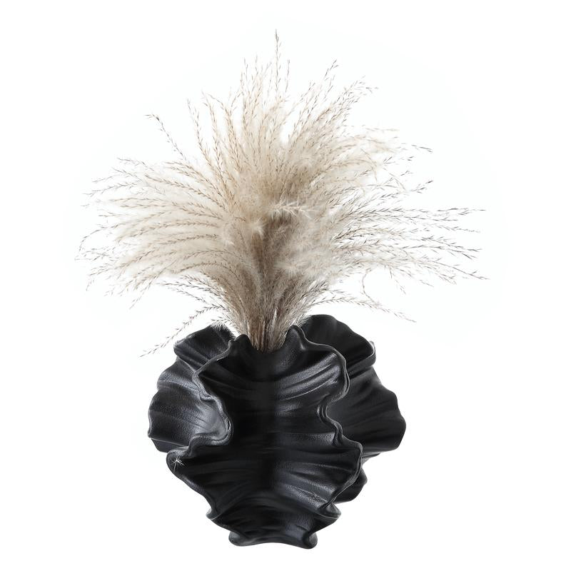 Comfycici Ceramic Vases, Black, White Simple Modern Coral Vases, Unique Vases for Living Room, Home Decoration Gift Nature Ornaments Decorative Vase